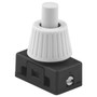Vimar S21 1P 1-Way Push Button Switch, 250V, 2A, Screw Terminal - Apollo Lighting