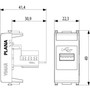 Vimar Plana USB Socket Connector, 1 Module, IP20, Flush-Mounted, Screw Terminals