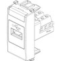 Vimar Plana USB Socket Connector, 1 Module, IP20, Flush-Mounted, Screw Terminals