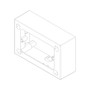 Vimar 3-Module Surface Mounting Box, For 8000, Linea and 7000, 40 mm Depth