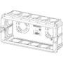 Vimar 5-Module Flush Mounting Box, For Masonry Walls, 20/25 mm Tube, 16 Inlets, Halogen-Free Plastic