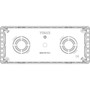 Vimar 6-7 Module Flush Mounting Box, For Masonry Walls, 9 Knockouts for 20/25 mm Tubes, Halogen-Free Plastic, IP00 - Apollo Lighting