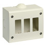 Vimar 3-Module IP40 Surface Enclosure, For 8000 Standard Modules