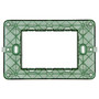 Vimar PLANA 3-Module Mounting Frame, For 3-Module Mounting Boxes, With Screws, Flush-Mounted - Apollo Lighting