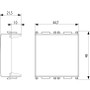 Vimar PLANA 2M Blank Module, Built-In, Claw Mount, Halogen-Free - Apollo Lighting