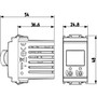 Vimar IDEA IR Relay Switch, 230V, 6A, Flush-Mount, 1-Module