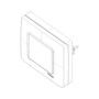 Vimar Isoset IP55 2-Module Cover Plate, For Eikon and Plana, With Claws - Apollo Lighting