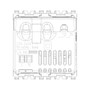 Vimar Eikon Wi-Fi Access Point, 230V, 2 Modules, 2 x 10/100 LAN, 2.4 GHz, IEEE 802.11 b/g/n