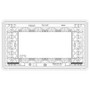 Vimar 4-Module IP55 Cover Plate, For Eikon and Plana Series, For 4-Module Flush Mounting Boxes, With Screws
