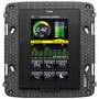Vimar By-me Plus 4.3 in Full Flat Touch Screen, 12-29V DC, 8-Module Mounting Frame, 1 Temperature Sensor Input - Apollo Lighting