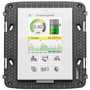 Vimar By-me Plus 4.3 in Full Flat Touch Screen, 12-29V DC, 8-Module Mounting Frame, 1 Temperature Sensor Input - Apollo Lighting