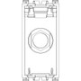 Vimar ARKÉ F Type Female Socket Connector, 2400 MHz, IEC 60169-24