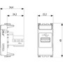 Vimar ARKÉ USB Outlet, 1 Module, IP20, Flush Mount, Screw Terminals