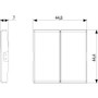 Vimar Plana Interchangeable RF Switch Buttons, for EnOcean, Bluetooth, ZigBee RF Devices, IP40, Halogen-Free Thermoplastic