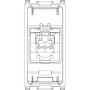 Vimar Plana Series RJ45 Cat5e Panduit Outlet, T568A/B, 8 Contacts