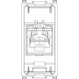 Vimar Plana Series RJ45 Cat5e Panduit Outlet, T568A/B, 8 Contacts
