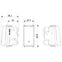 Vimar Plana 1P 16AX 1-Way Switch, 250V, IP40, Flush Mount