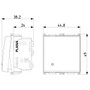 Vimar Plana 1P 16AX 1-Way Switch, 250V, IP40, Flush Mount