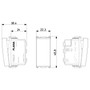 Vimar Plana 1P 16AX 2-Way Switch, 250V, IP40, Optional LED Lighting