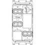 Vimar Plana 1P 16AX 2-Way Switch, 250V, IP40, Optional LED Lighting