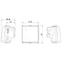 Vimar Plana 2P 1-Way Switch, 16AX, 250V, Lightable