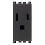 Vimar ARKÉ 2P+E USA Socket Outlet, 15A, 127V, Flush-Mounted, Screw Terminal
