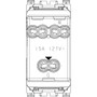 Vimar ARKÉ 2P+E USA Socket Outlet, 15A, 127V, Flush-Mounted, Screw Terminal