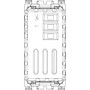 Vimar Dimmer, 230V, 100-500W, for Incandescent Lamps, Rotary Control