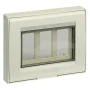 Vimar IP55 Cover Plate, For 8000 Standard Modules, 3-Module