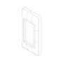 Vimar - Plana Series - 1 Module Technopolymer Cover Plate - Apollo Lighting