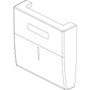 Vimar EIKON Four Interchangeable Half-Buttons, 1 Module, IP40, Clamp Mounting, Halogen-Free Thermoplastic