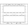Vimar Plana 14-Module (7+7) Cover Plate, Technopolymer, Halogen-Free