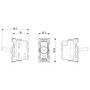 Vimar Eikon Vintage 1P 10AX 2-Way Switch, 250V, Flush-Mounted