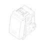 Vimar IDEA Series General Symbol Push Button, 1P NO, 10A, 250V, IP40