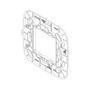 Vimar ARKÉ RF Device Frame, 2-Module, For EnOcean, Bluetooth, ZigBee Devices