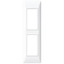 Vimar Plana 2-Module Cover Plate for Panels, Technopolymer, IP00 - Apollo Lighting
