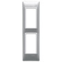 Vimar Plana 2-Module Cover Plate for Panels, Technopolymer, IP00