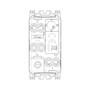 Vimar ARKÉ Axial 1P 10AX 2-Way Switch, 250V, IP40, Lightable