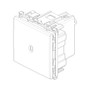 Vimar ARKÉ Axial 1P 10AX 2-Way Switch, 250V, IP40, Lightable