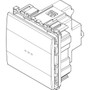 Vimar Eikon Axial 1P NO Push Button, 10A, 250V, Lightable, IP40 - Apollo Lighting