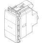 Vimar Eikon Axial 1P NO Push Button, 10A, 250V, Lightable, IP40