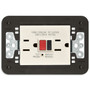Vimar LINEA USA Duplex GFCI Outlet, 15A, 125V, Flush Mount