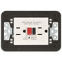 Vimar LINEA USA Duplex GFCI Outlet, 15A, 125V, Flush Mount