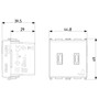 Vimar Plana 2-Module USB Supply Unit, 5V, Flush Mount