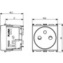 Vimar Plana 2P+E French SICURY Socket Outlet, 16A, 250V, IP20