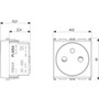 Vimar Plana 2P+E French SICURY Socket Outlet, 16A, 250V, IP20