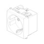 Vimar Plana 2P+E German SICURY Socket Outlet, 16A, 250V, IP20
