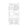 Vimar Plana 1P 10AX 1-Way Switch, 250V, Lightable, Replaceable Button - Apollo Lighting