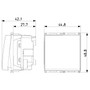 Vimar Plana 1P 10AX 1-Way Switch, 250V, Lightable, Replaceable Button - Apollo Lighting
