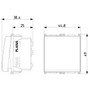 Vimar Plana 1P 10AX 1-Way Switch, 250V, Lightable, Replaceable Button